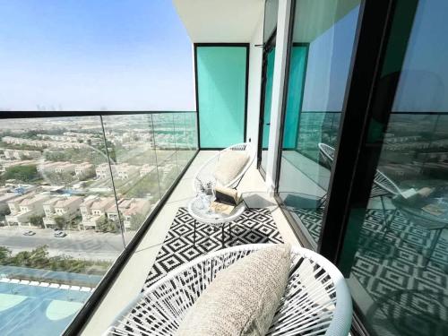 Serene Palette 1BR in Binghatti Azure with Gym & Pool