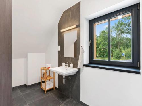 Koupelna v ubytování Apartmány U Buku