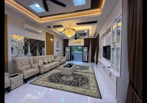 TV/trung tâm giải trí tại Villa Family