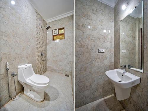 Ένα μπάνιο στο Service Appartment baga