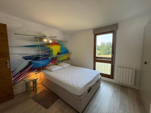 Postel nebo postele na pokoji v ubytování Appartement au pied des pistes - Corrençon-en-Vercors, 6 pers - FR-1-515-237