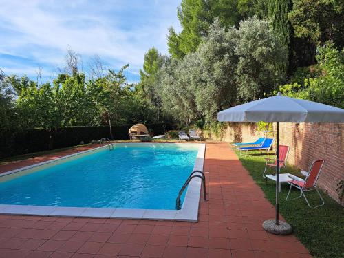 Swimmingpoolen hos eller tæt på Casale della Luna