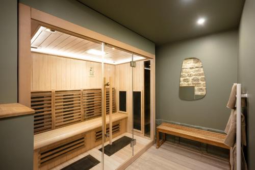 Loft design with sauna and home cinema