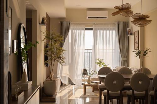Χώρος καθιστικού στο Penthouse floor 2Br View Bitexco Bui Vien 200m