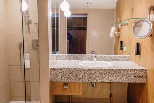 Salle de bains dans l'établissement Steigenberger Hotel & Spa Krems