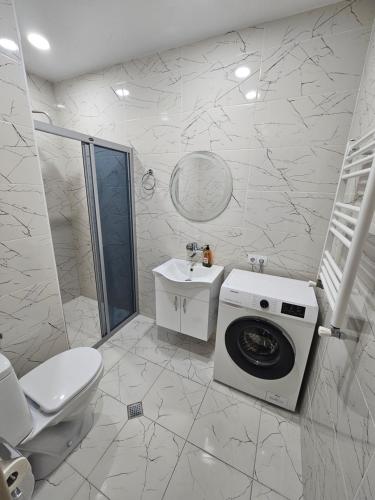 Koupelna v ubytování Apartment Teko