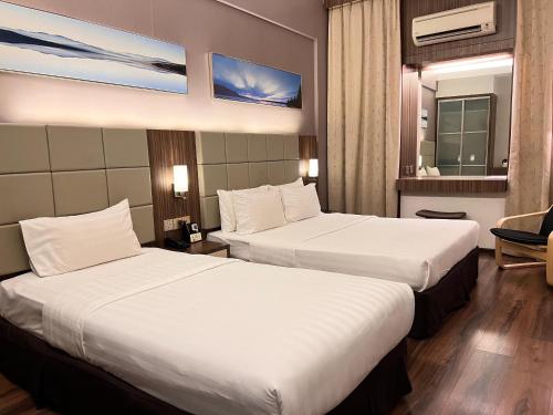 The Landmark Hotelにあるベッド