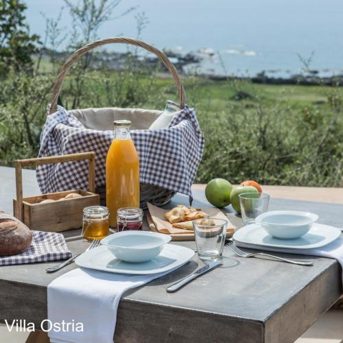 Mad i villaen eller i nærheden