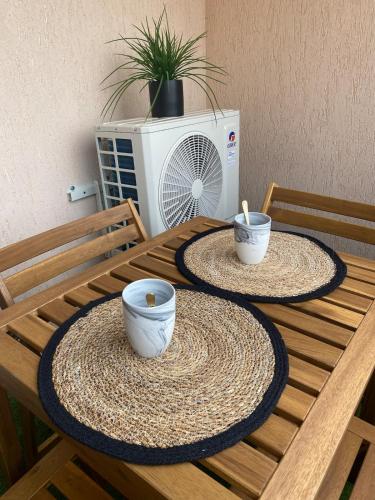 Příslušenství pro přípravu čaje a kávy v ubytování L'ecrin balinais T2 piscine climatisation