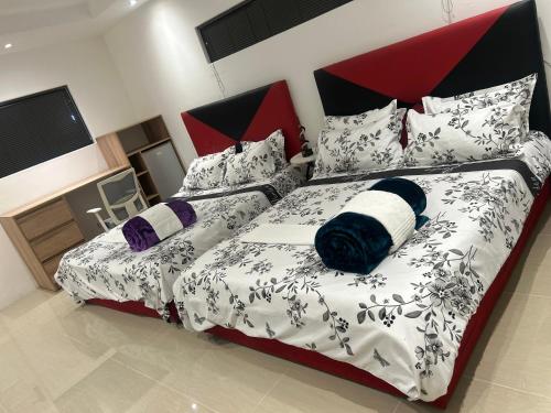 Postel nebo postele na pokoji v ubytování Jorash Guesthouse