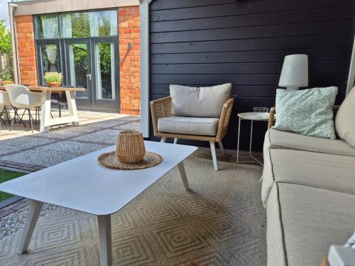 Posezení v ubytování ZEEenMEER Boutique Holiday Home