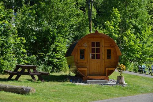 Zahrada ubytování EuroParcs Biggesee