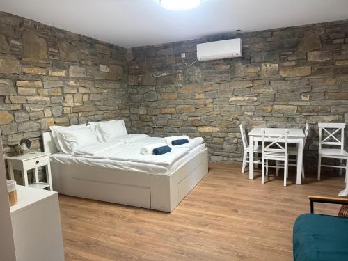 Posezení v ubytování Синята къща La casa Blu