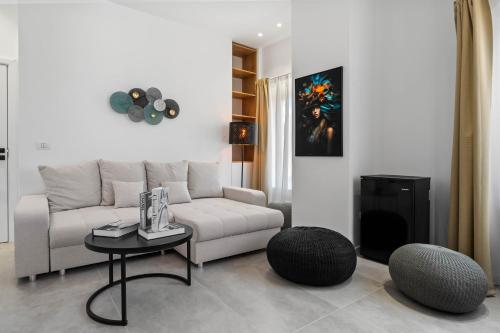 Posezení v ubytování Boheme Social Apartment