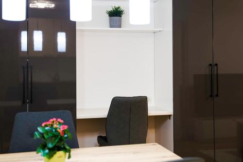 Гостиная зона в Wunderschönes Apartment im Zentrum von Wels