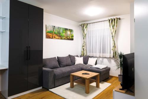Гостиная зона в Wunderschönes Apartment im Zentrum von Wels