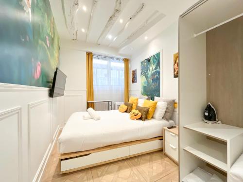Katil atau katil-katil dalam bilik di Urban Flat 74 - Disneyland in Paris
