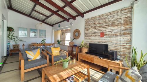 Penthouse de 2 chambres, accès directe à la plage, Bain Boeuf