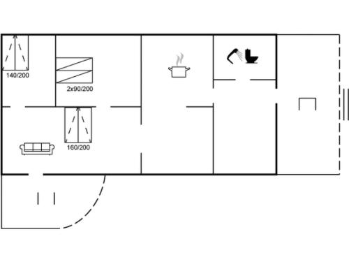 a schematic diagram of the experimental apparatus at Holiday Home Kerrin - 1km from the sea by Interhome in Hanstholm