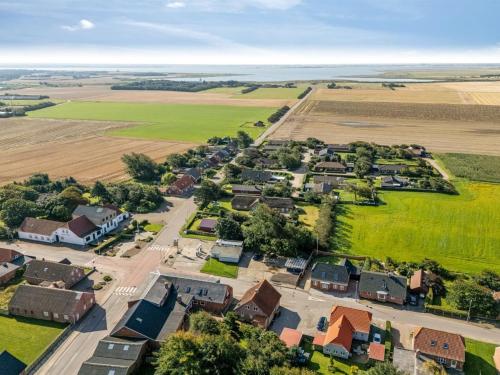 an aerial view of a small town with houses and a field at Holiday Home Ancel - 1-5km to the inlet by Interhome in Tim