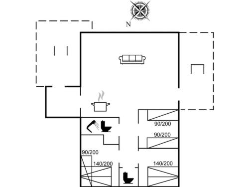 a schematic diagram of the experimental apparatus at Holiday Home Yanne - 400m from the sea by Interhome in Hadsund