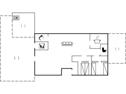 a schematic diagram of the experimental apparatus at Holiday Home Asmara - 200m from the sea by Interhome in Læsø
