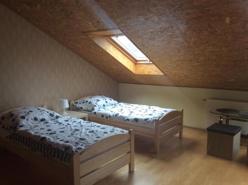 Кровать или кровати в номере Gdynia Orłowo Pokoje Gościnne u Stasia