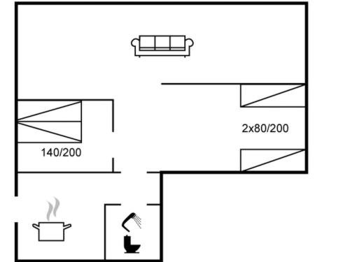 a schematic diagram of the experimental apparatus at Apartment Canan - 1-6km from the sea by Interhome in Skagen
