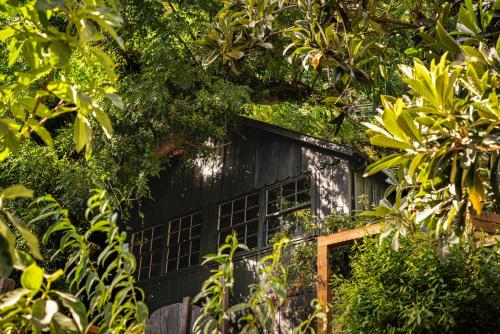 Taman di luar Sunny Designer Retreat with Gym & Game Room