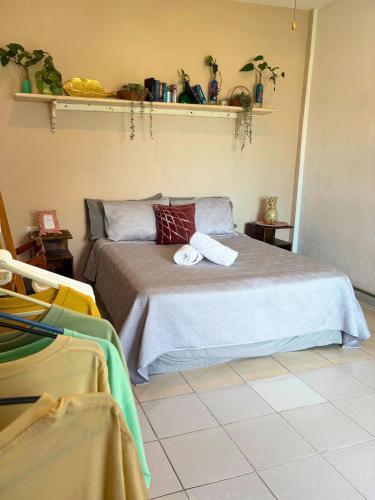 Katil atau katil-katil dalam bilik di Hostal Cuca Macuca