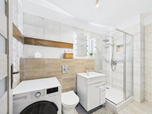 Ένα μπάνιο στο Apartament Książęcy