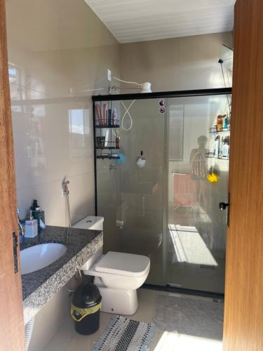 Et badeværelse på República Sinta-Liga