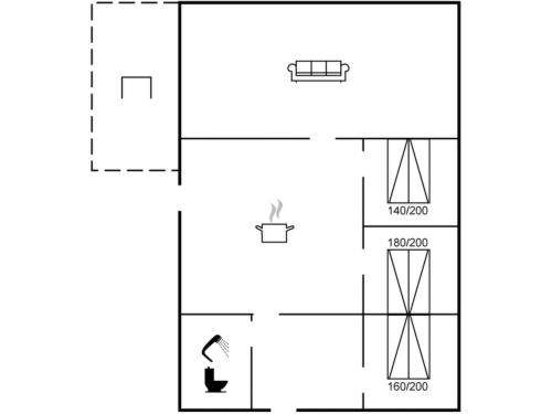 un diagrama esquemático de la configuración experimental en Holiday Home Agla - 2-5km from the sea by Interhome, en Nørre Nebel