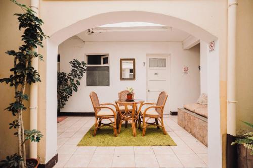 Χώρος καθιστικού στο Hotel San Agustin