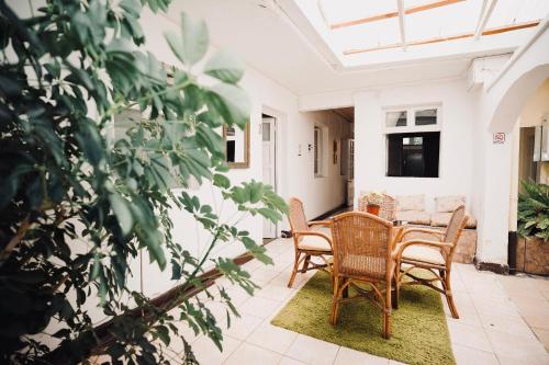 Χώρος καθιστικού στο Hotel San Agustin