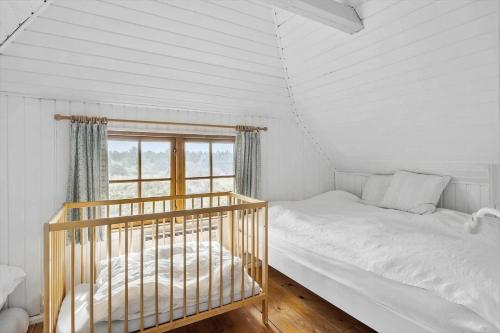 Ένα ή περισσότερα κρεβάτια σε δωμάτιο στο 10778-Ulfborg-Gaffelbjergvej-61