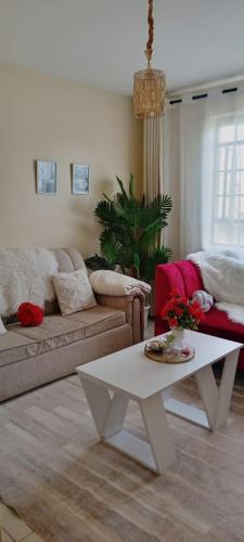 Χώρος καθιστικού στο Studio Executive BnB Loft