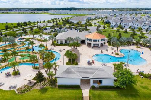 an aerial view of the water park at the resort at Storey Lake - Private Pool King Bed 4BD/3BA in Kissimmee