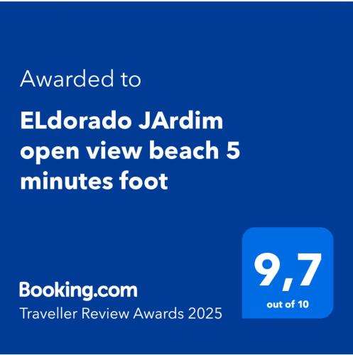 ELdorado JArdim open view beach 10 minutes foot