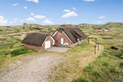 an aerial view of a house in a field at 20759-Ulfborg-Revlingvej-10 in Vedersø Klit