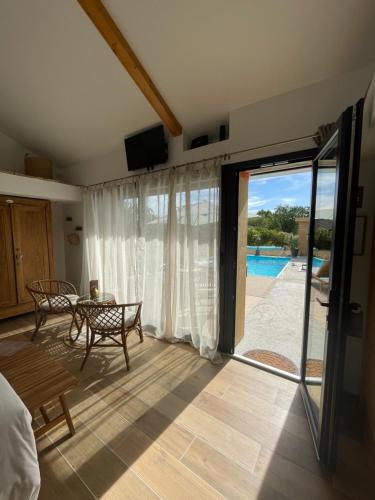 Μπαλκόνι ή βεράντα στο O'Manava Lodge et Bien-Etre