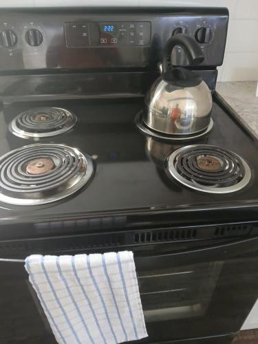Dapur atau dapur kecil di Byrd 4 Tiny Stay Getaway
