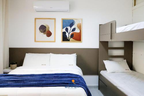 Postel nebo postele na pokoji v ubytování Solar Água Pipa - Summerflats