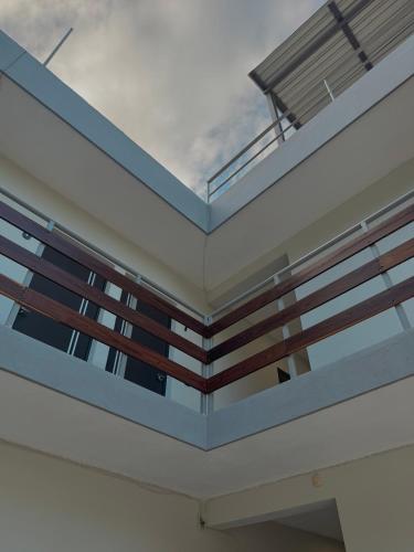Un balcón o terraza en HOTEL VILLA CALAKMUL