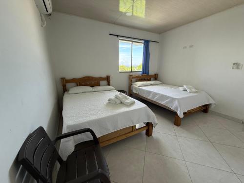 Katil atau katil-katil dalam bilik di Apartment Tolú 2 habitaciones