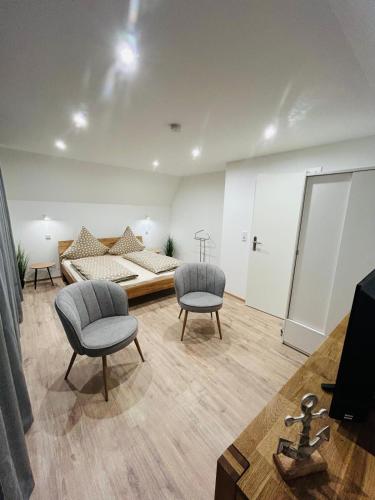 Ένα ή περισσότερα κρεβάτια σε δωμάτιο στο Ferienhaus Zingel