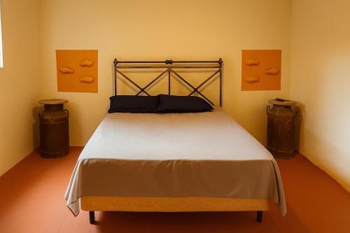 Postel nebo postele na pokoji v ubytování Chalé Roberta