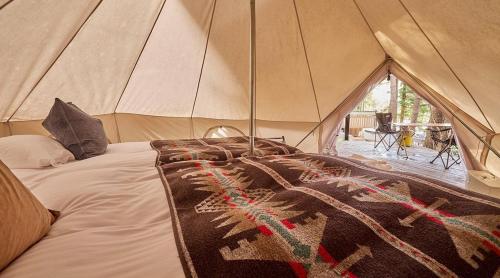 Katil atau katil-katil dalam bilik di TOCORO. Mt.Fuji CAMP & GLAMPING - Vacation STAY 23392v