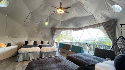 Katil atau katil-katil dalam bilik di TOCORO. Mt.Fuji CAMP & GLAMPING - Vacation STAY 23390v