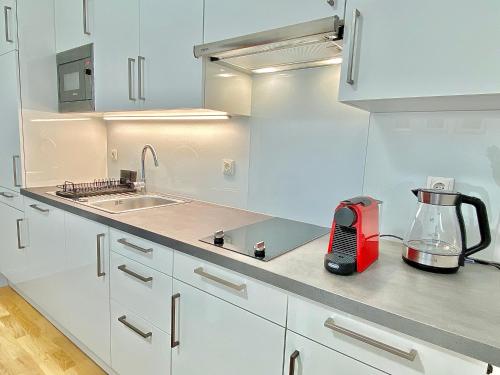 Una cocina o zona de cocina en Steiner Residences Mödling